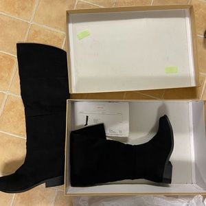American Eagle Black Knee High Boots Size 8 Regular